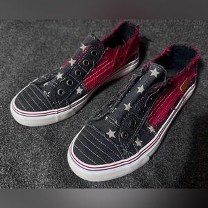 Blowfish Star Pattern Slip-On Sneakers, Sz 9